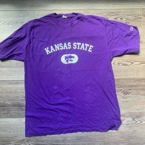 Purple kansas state tee